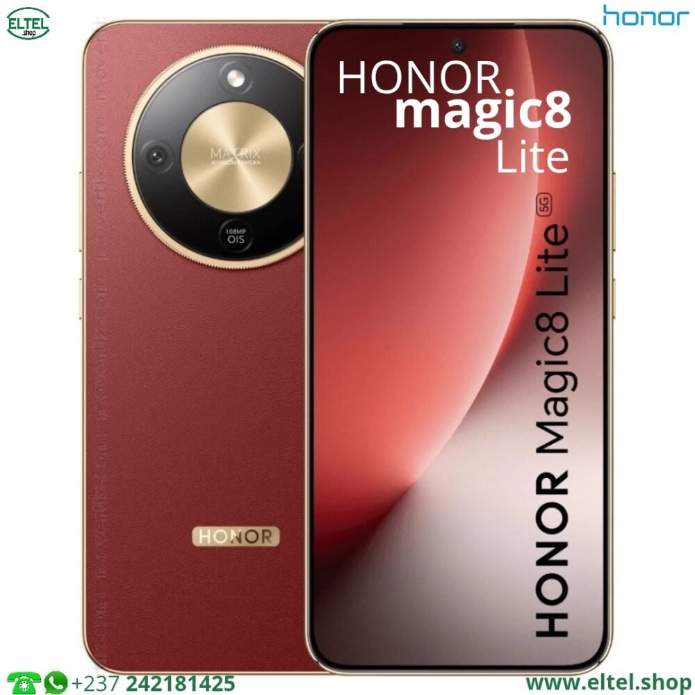 Honor Magic8 Lite - 256GB/8GB - 108MP+5MP/16MP - 8300mAh - garantie 12 mois (neuf)