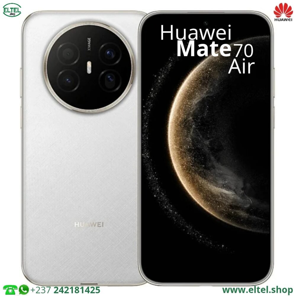 Huawei Mate 70 Air - 256GB/12GB - 50MP+12MP+8MP/10.7MP - 6500mAh - garantie 12 mois (neuf)