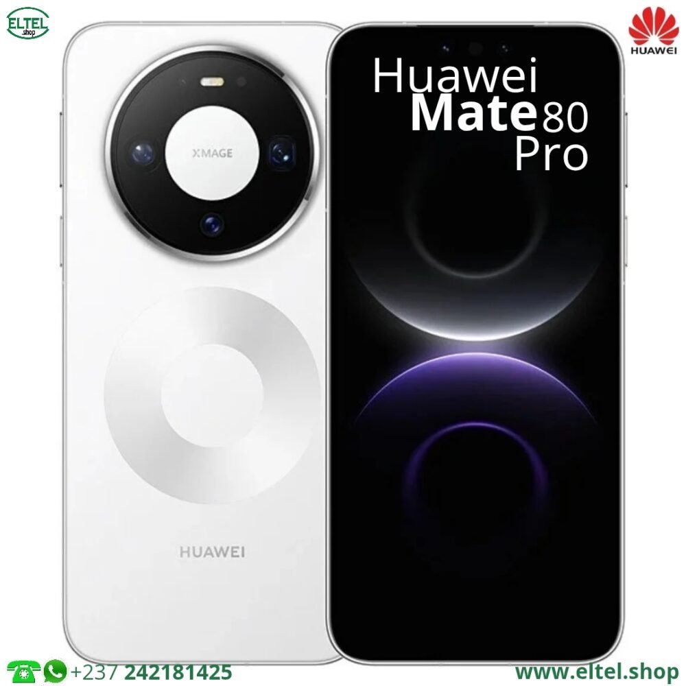 Huawei Mate 80 Pro - 256GB/12GB - 50MP+48MP+40MP/13MP - 5750mAh - garantie 12 mois (neuf)