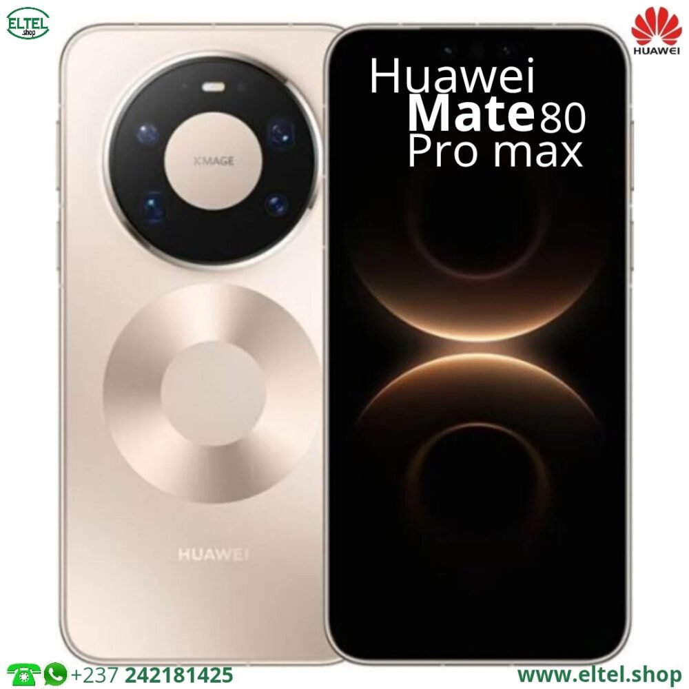 Huawei Mate 80 Pro max - 512GB/16GB - 50MP+50MP+50MP+40MP/13MP - 6000mAh - garantie 12 mois (neuf)