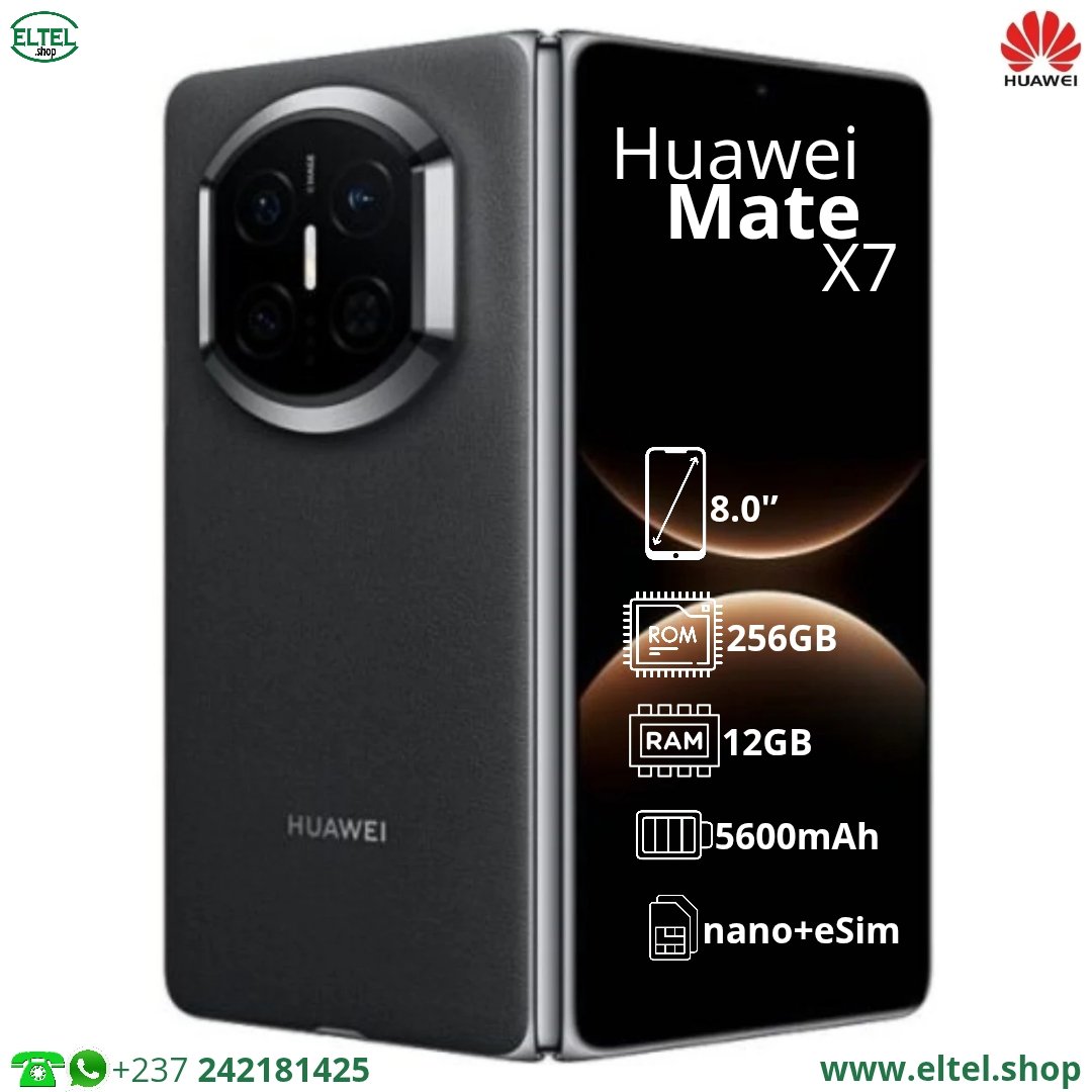 Huawei Mate X7 - 256GB/12GB - 50MP+50MP+40MP/8MP - 5600mAh - Garantie 12 mois(neuf)