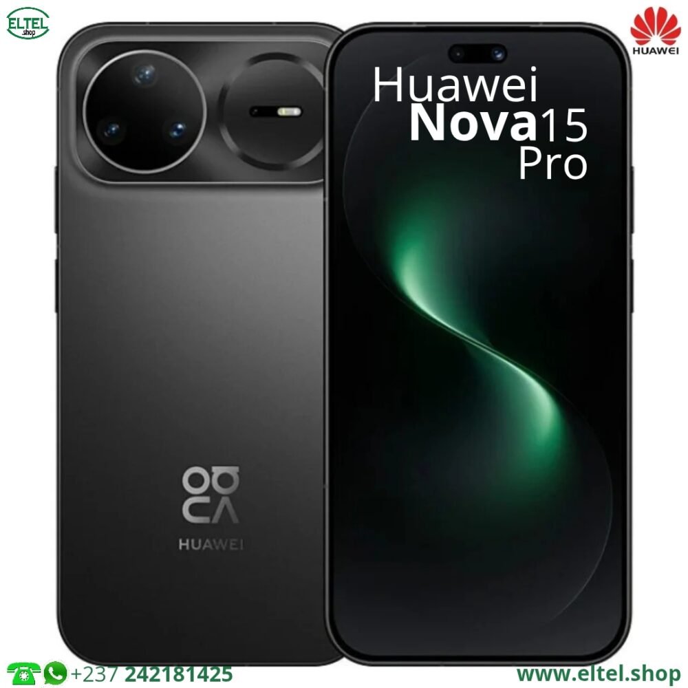 Huawei Nova 15 Pro - 256GB/12GB - 50MP+13MP+12MP/50MP - 6500mAh - garantie 12 mois (neuf)