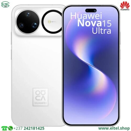 Huawei Nova 15 Ultra - 512GB/12GB - 50MP+50MP+50MP/50MP - 6500mAh - garantie 12 mois (neuf)