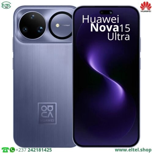Huawei Nova 15 Ultra - 512GB/12GB - 50MP+50MP+50MP/50MP - 6500mAh - garantie 12 mois (neuf)