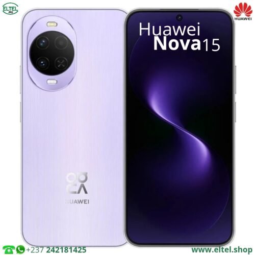 Huawei Nova 15 - 256GB/12GB - 50MP+12MP/50MP - 6000mAh - garantie 12 mois (neuf)