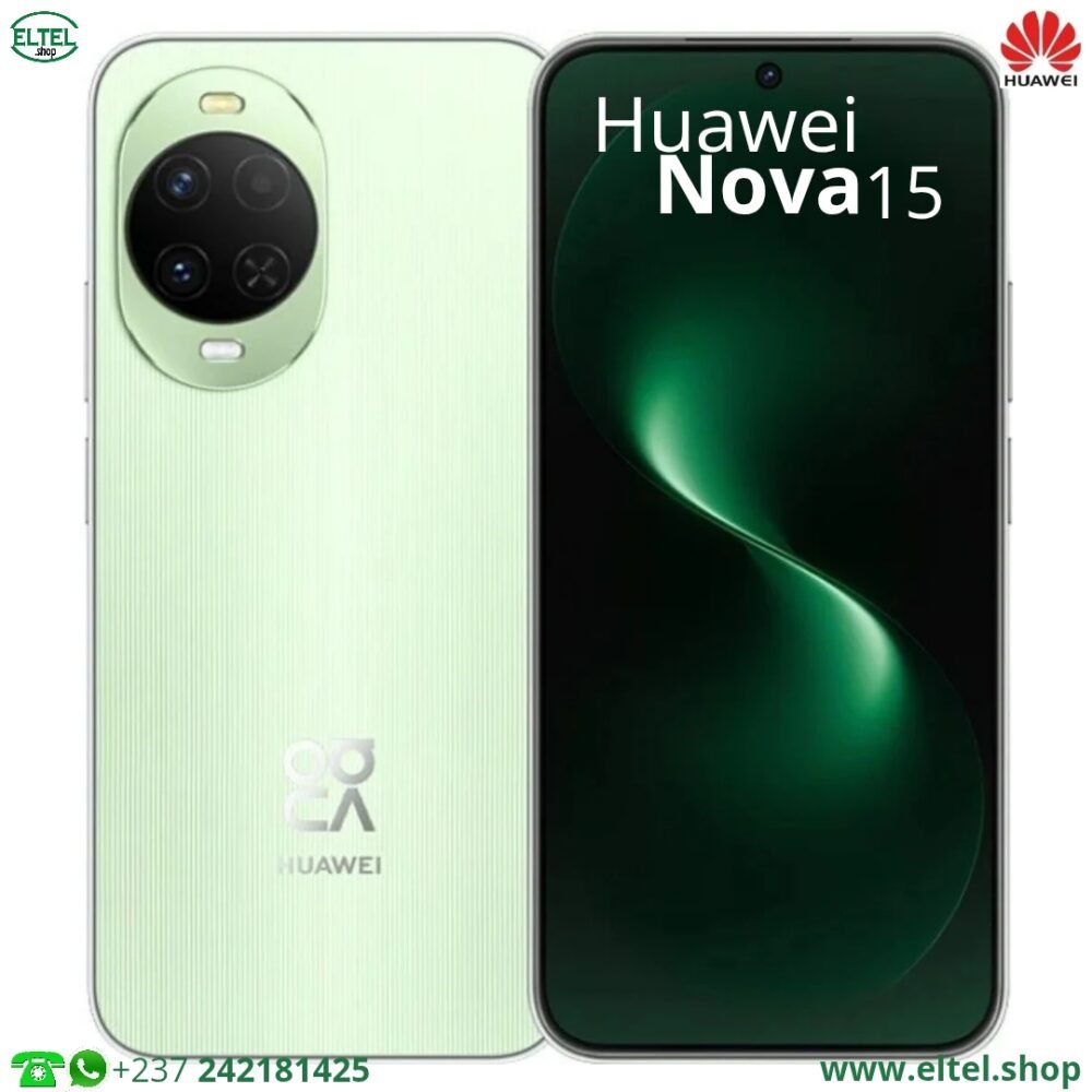 Huawei Nova 15 - 256GB/12GB - 50MP+12MP/50MP - 6000mAh - garantie 12 mois (neuf)