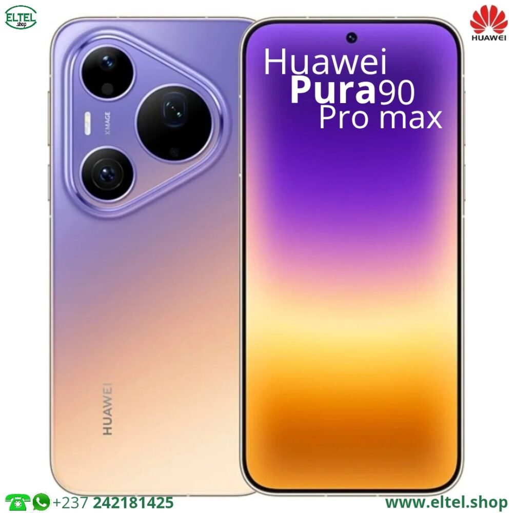 Huawei Pura 90 Pro Max 5G - 512GB/12GB - 200MP+50MP+40MP/13MP - 6000mAh - garantie 12 mois (neuf)