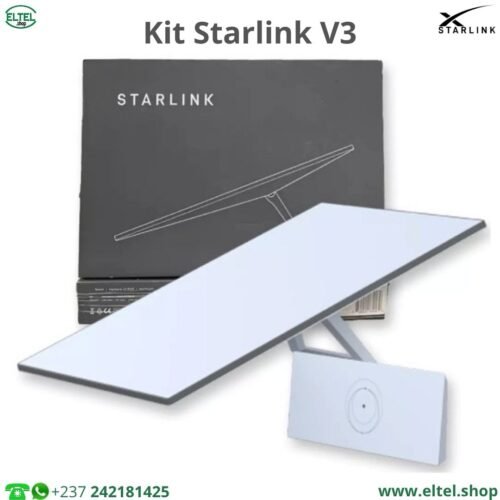 Kit Starlink V3 Standard - débit jusqu'à 250 Mb/s - Wifi 6