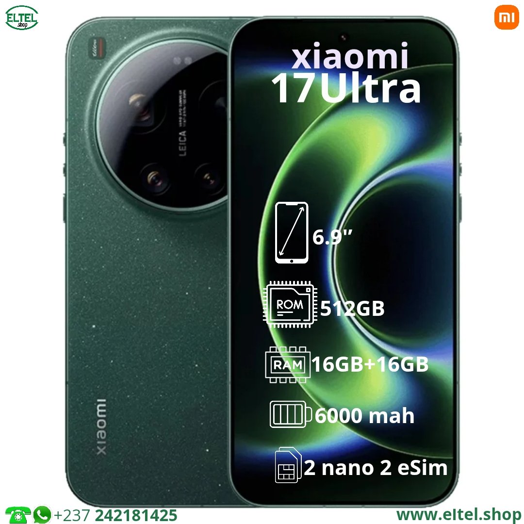 Xiaomi 17 Ultra - 512GB/16GB - 200MP+50MP+50MP/50MP - 6000mAh - garantie 12 mois (neuf)