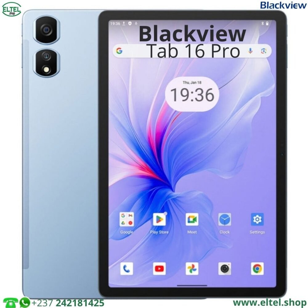 Blackview Tab 16 Pro - 11 Pouces - 256GB/8GB - 13MP+2MP/8MP - 7700mAh - Garantie 12 Mois (neuf)