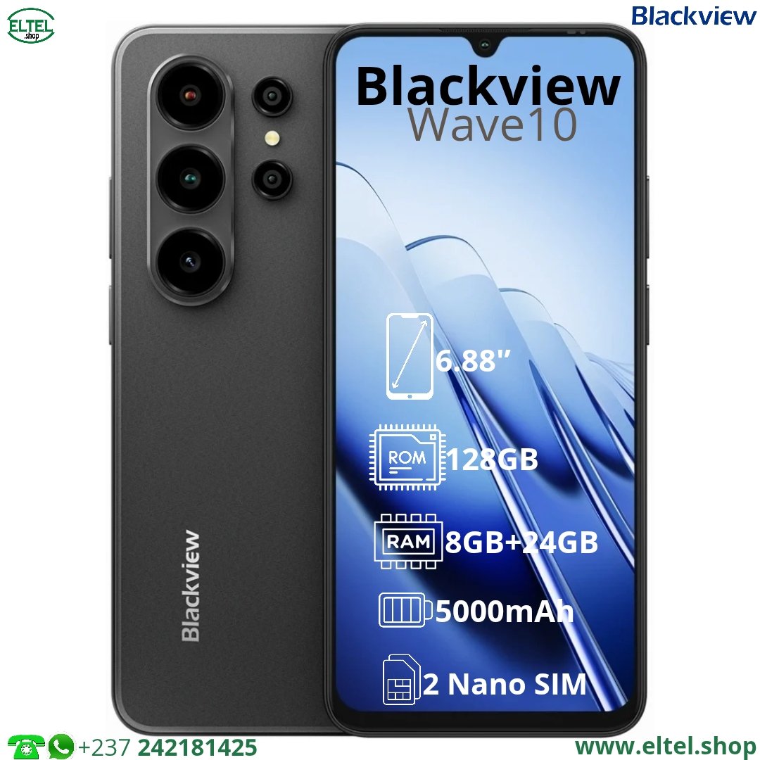 Blvw wave 10 nr 128.8 Blackview Wave 10 - 128GB/8GB - 32MP/13MP - 5000mAh - Garantie 12 Mois (neuf)