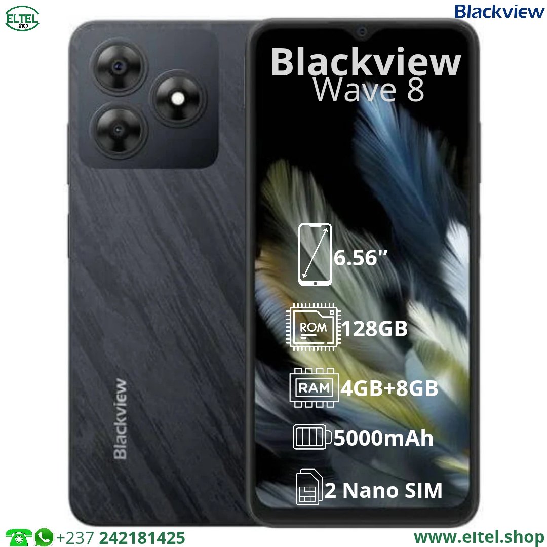 Blvw wave 8 nr 128.4 Blackview Wave 8 - 128GB/4GB - 13MP/8MP - 5000mAh - Garantie 12 Mois (neuf)