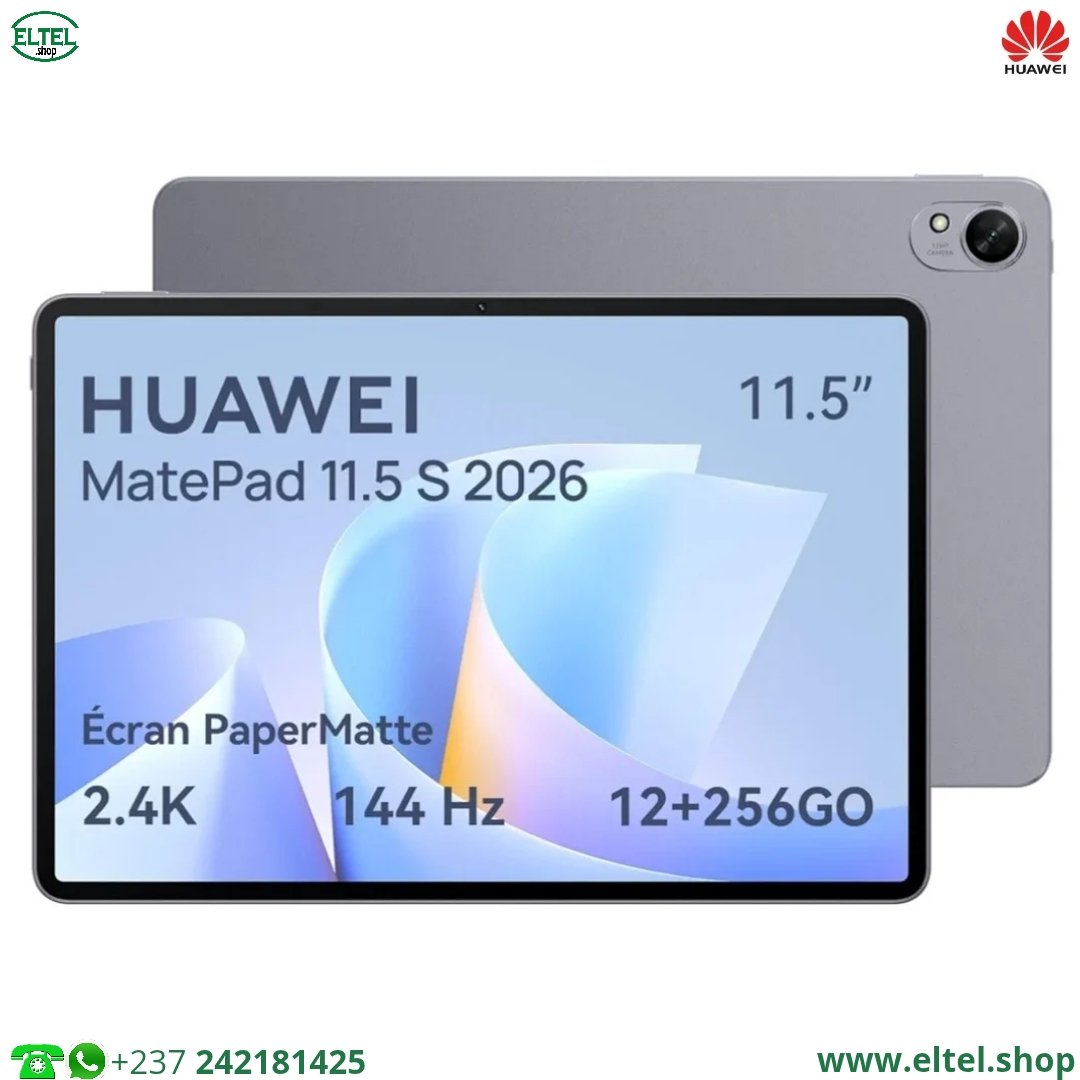 Huawei MatePad 11.5 S 2026 - 256GB/12GB - 13MP/8MP - 8800mAh - Garantie 12 mois (neuf)