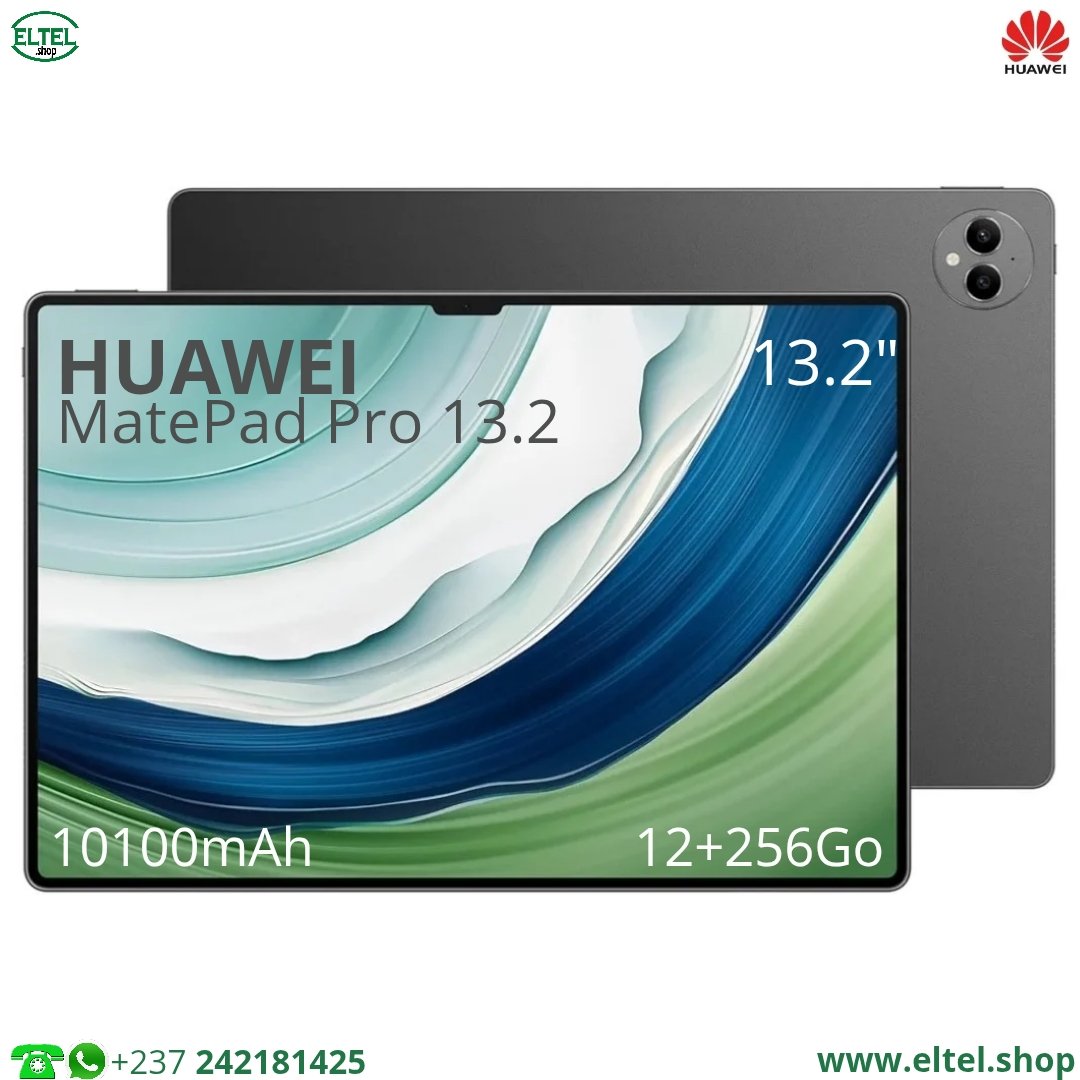 Huawei MatePad Pro 13.2 - 256GB/12GB - 13MP+8MP/16MP - 10100mAh - Garantie 12 mois (neuf)