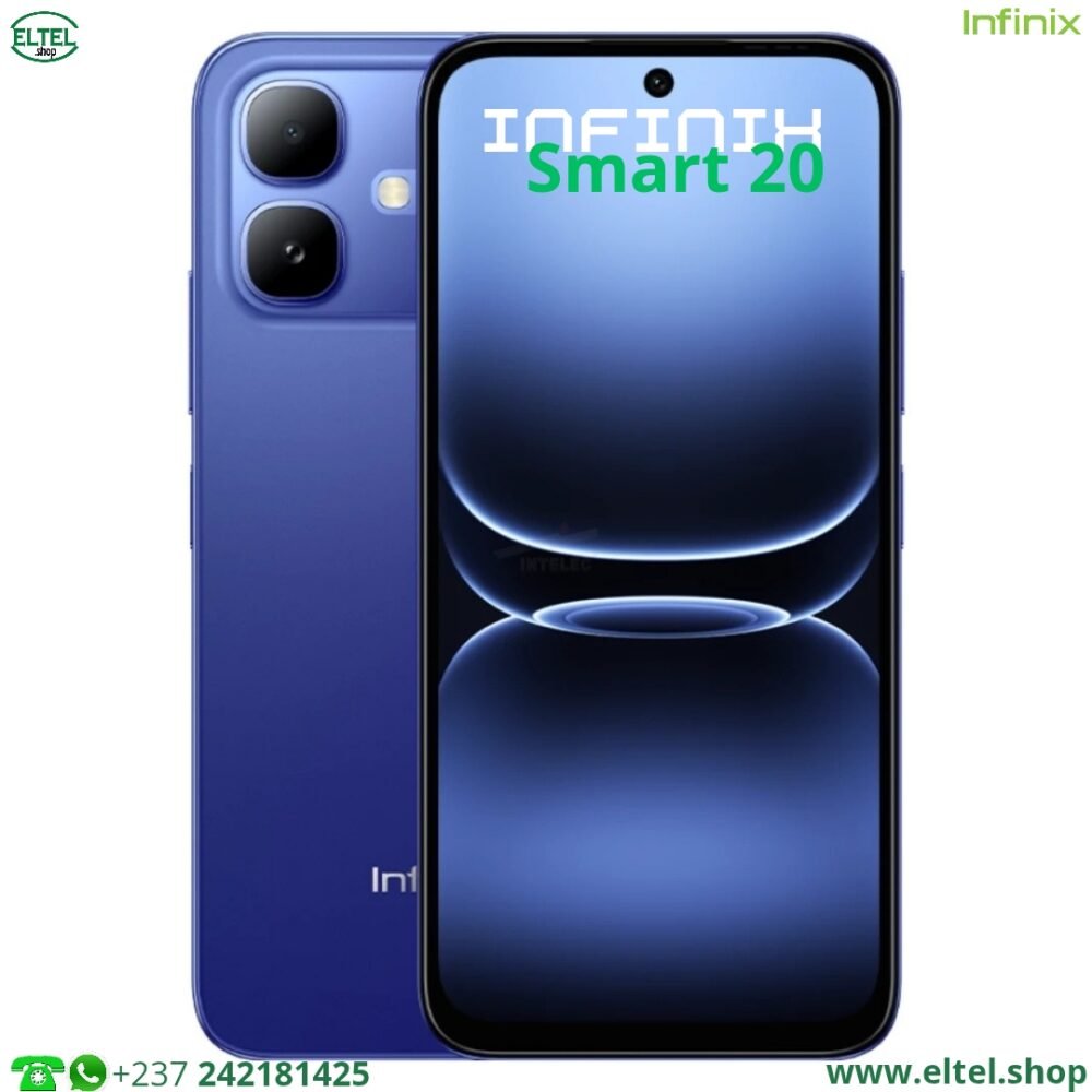 Infinix Smart 20 - 64GB/4GB - 2sim - 8MP+2MP/8MP - 5200mAh - garantie 12 mois (neuf)
