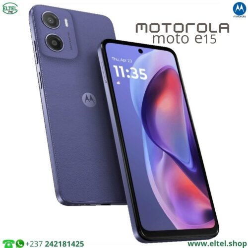 Motorola Moto E15 - 64GB/2GB - 32MP/8MP - 5200mAh - Garantie 12 Mois (neuf)