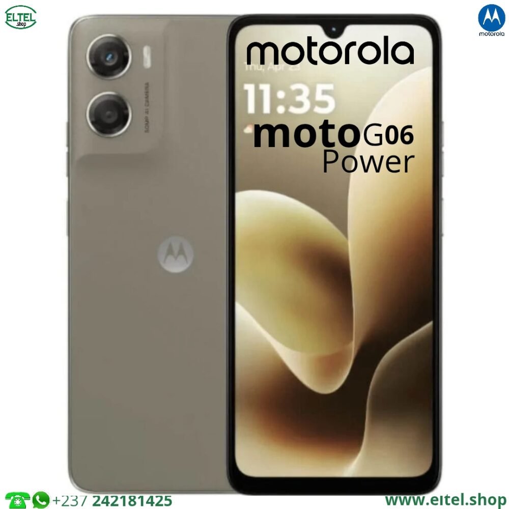 Motorola Moto G06 Power - 256GB/4GB - 50MP/8MP - 7000mAh - Garantie 12 Mois (neuf)