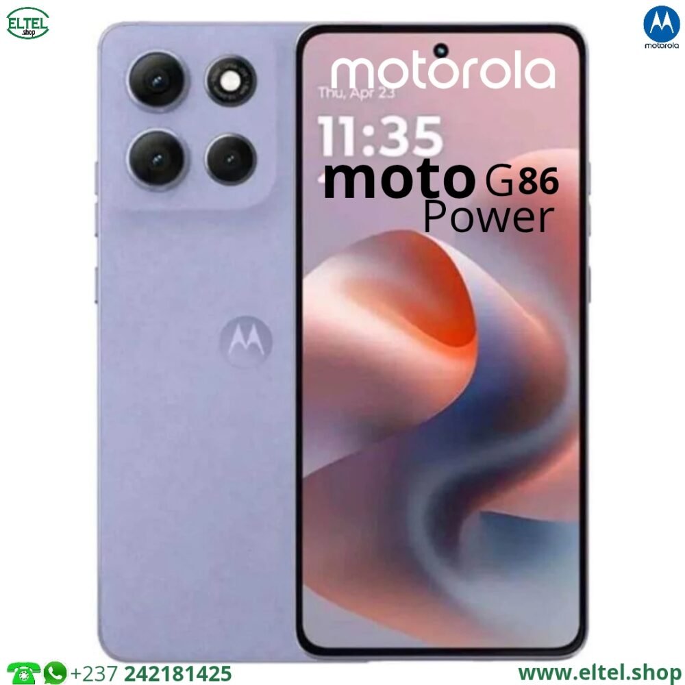 Motorola Moto G86 Power - 512GB/8GB - 50MP+8MP/32MP - 6720mAh - Garantie 12 Mois (neuf)