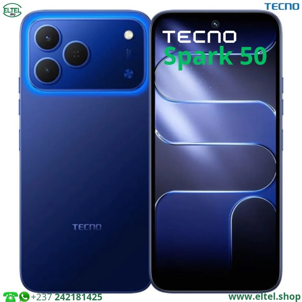 Tecno Spark 50 - 256GB/4GB - 50MP+2MP/8MP - 7000mAh - garantie 13 mois (neuf)