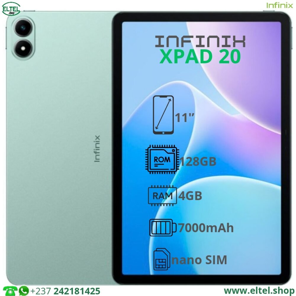 Infinix XPAD 20 - 11 pouces - 128GB/4GB - 7000mAh - garantie 12 mois (neuf)