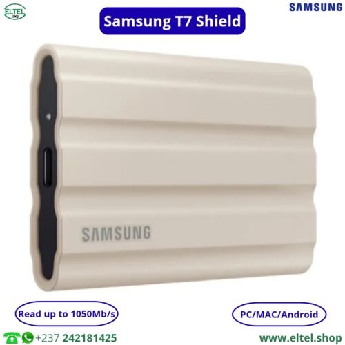 Disque Dur SSD Portable Samsung T7 Shield  - 2 To - 1050 Mbps - Garantie 12 mois (neuf)