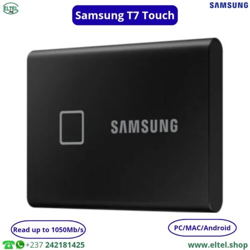Ssg T7 touch nr Disque Dur SSD Portable Samsung T7 Touch - 1 To - 1050 Mbps - Garantie 12 mois (neuf)