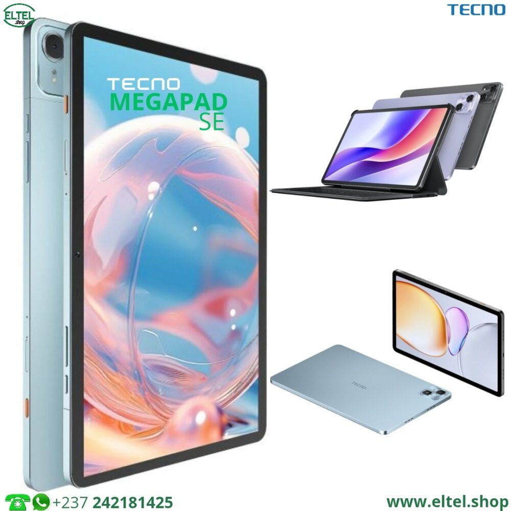 Tecno MEGAPAD SE - 256GB/8GB - 2 sim - 8MP/5MP - 8000mAh - garantie 13 mois (neuf)