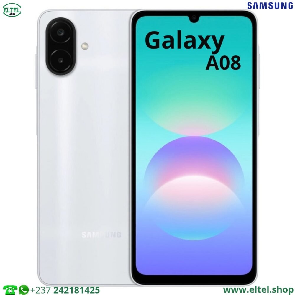Glx A08 blc Galaxy A08 - 64GB/4GB - 2sim - 50MP+2MP/8MP - 6000mAh - garantie 24 mois (neuf)