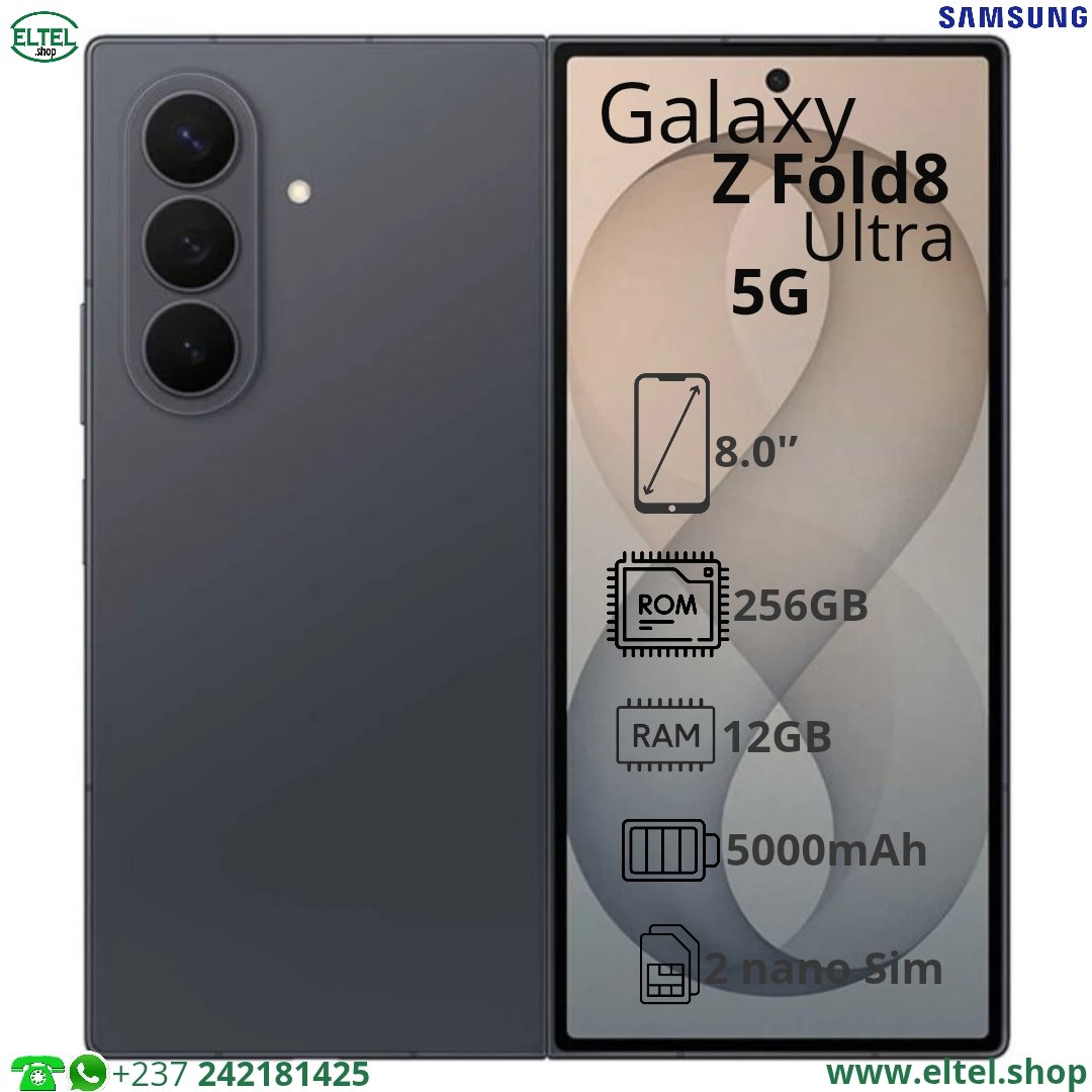 Galaxy Z Fold8 Ultra 5G - 256GB/12GB - 200MP+50MP+10MP/10MP+10MP - 5000mAh - garantie 25 mois (neuf)