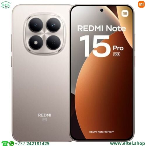 Redmi Note 15 Pro 5G Global - 256GB/8GB - 200MP+8MP/20MP - 6580mAh - Garantie 12 mois (neuf)