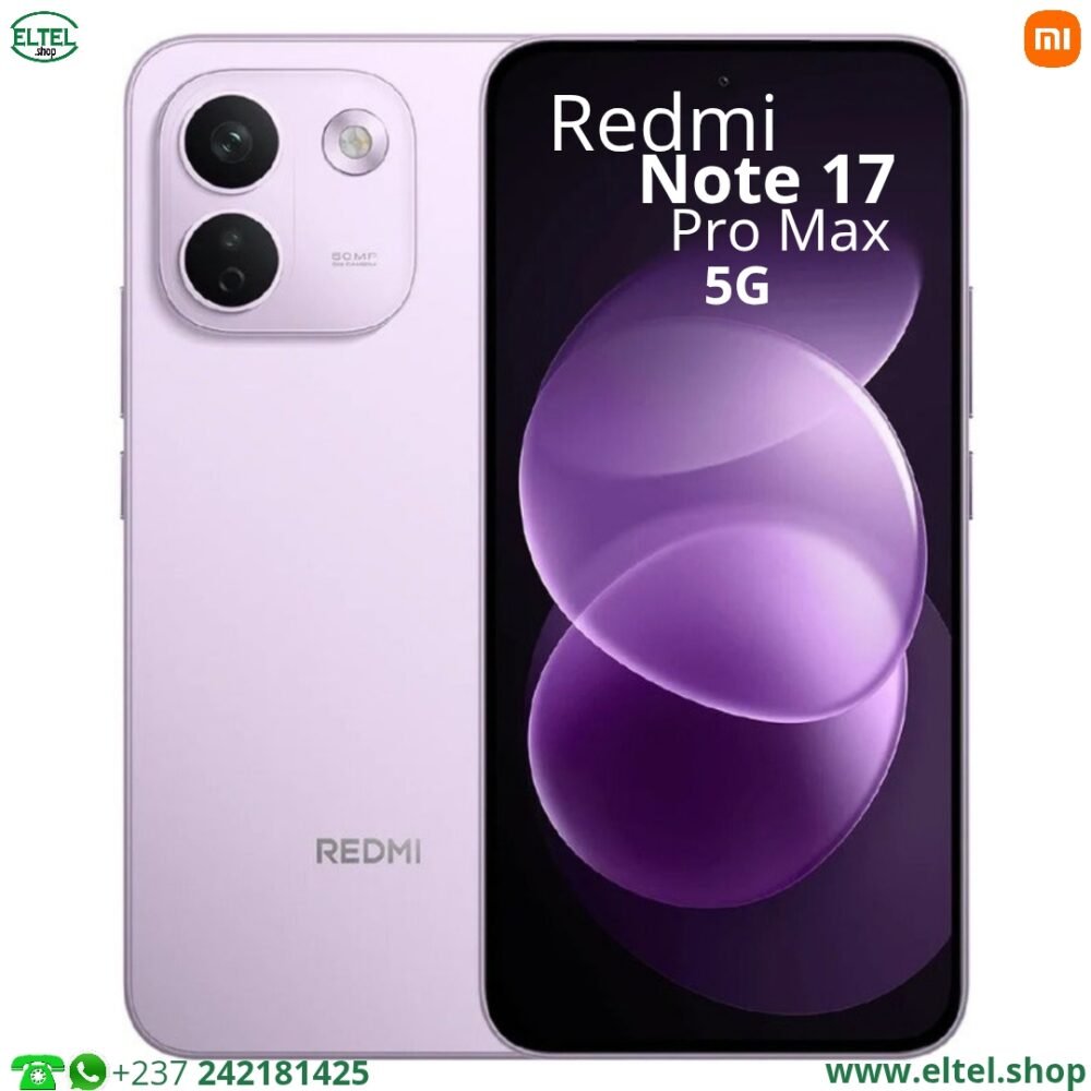 Redmi Note 17 Pro Max 5G - 256GB/8GB - 50MP+8MP/32MP - 10000mAh - Garantie 12 mois (neuf)