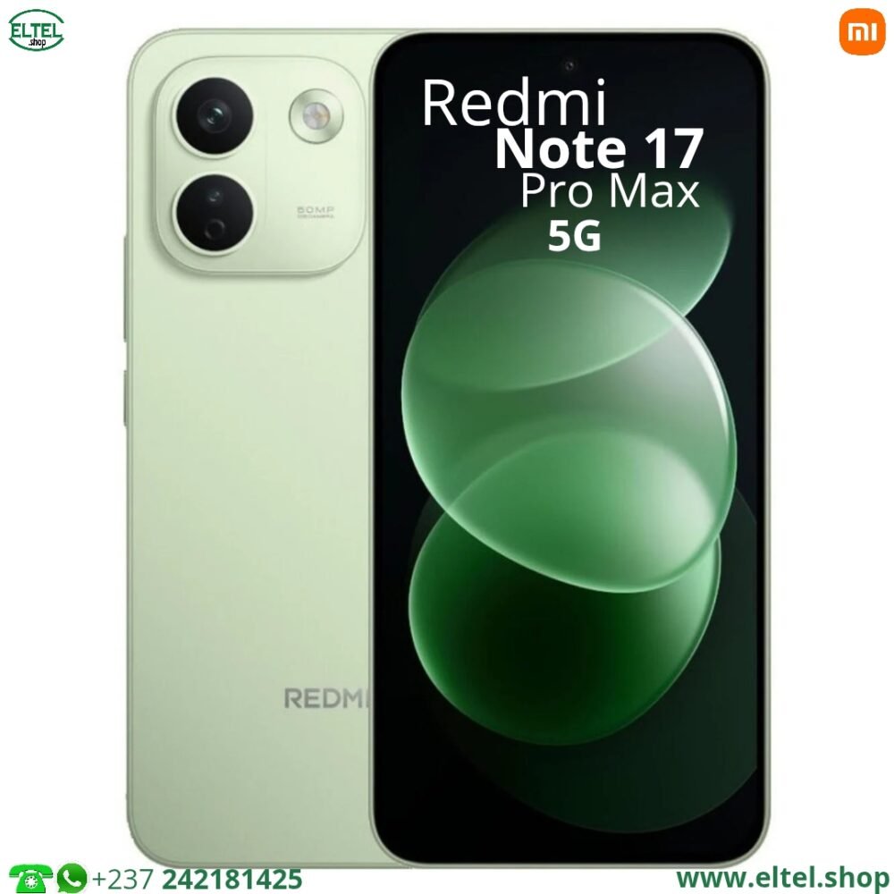 Redmi Note 17 Pro Max 5G - 256GB/8GB - 50MP+8MP/32MP - 10000mAh - Garantie 12 mois (neuf)
