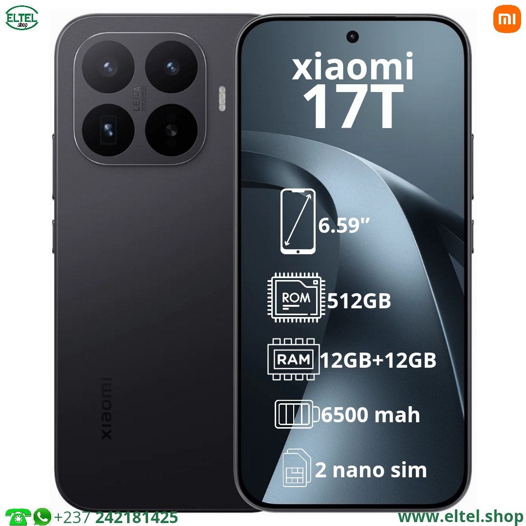 Xia 17T 5G nr 512.12 Xiaomi 17T - 512GB/12GB - 50MP+50MP+12MP/32MP - 6500mAh - garantie 12 mois (neuf)